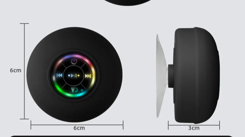 Portable Waterproof Bluetooth Shower Speaker